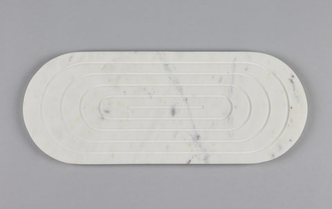 Oblong White Platter