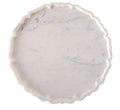 White Marble Round Maroc Platter