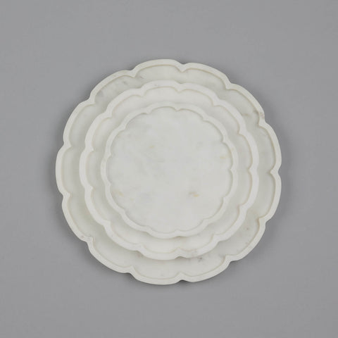 White Marble Princess Platter