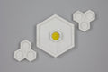 White Marble Hexagon Tea Light Holder