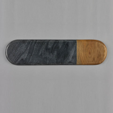 Grey & Brown Marble Long Chopping Board